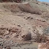 تخریب راههای ارتباطی روستای بولان دماوند بر اثر سیل