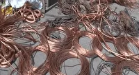 کشف ۲ تن کابل برق و مخابراتی در عملیات شبانه پلیس