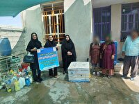 اهدای یک دستگاه کولر گازی به خانواده دارای دو فرزند معلول در اندیمشک