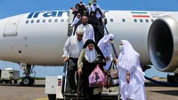 ورود بیش از ۲۰۰ نفر از حجاج کرمانی و هرمزگانی از سرزمین وحی به شیراز