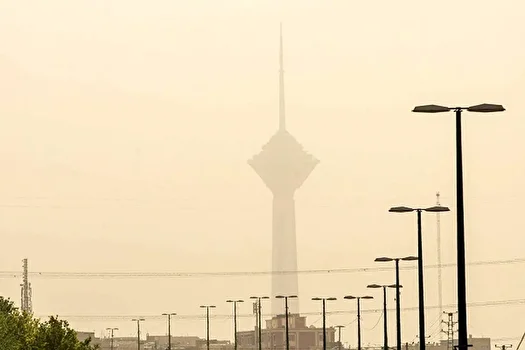 گسترش کانون‌های گردوغبار در استان تهران