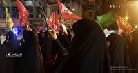 تجدید پیمان مردم فیروزکوه با رهبری در شب ۱۳۳ تجمع مردمی