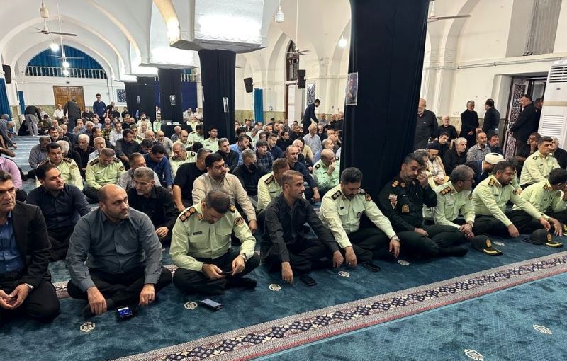 برگزاری مراسم گرامیداشت شهید امنیت درلاهیجان