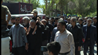 تشییع پیکر شهید ایمان انوری‌مقدم در کرمان