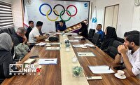 نشست هماهنگی حضور ورزشکاران کیش در هشتمین المپیاد استعداد‌های برتر ورزش کشور